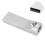 Φορητή μονάδα USB 2.0 Flash σε ασημί χρώμα, μεταλλικό Memory Stick πλήρους συμβατότητας για 7