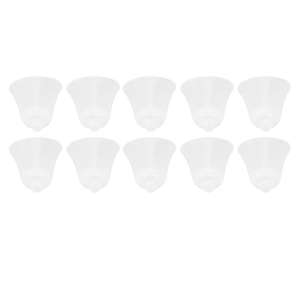 10Pcs White M Silicone Ear Tips - Easy Clean Antistatic Earplugs 8421372785982