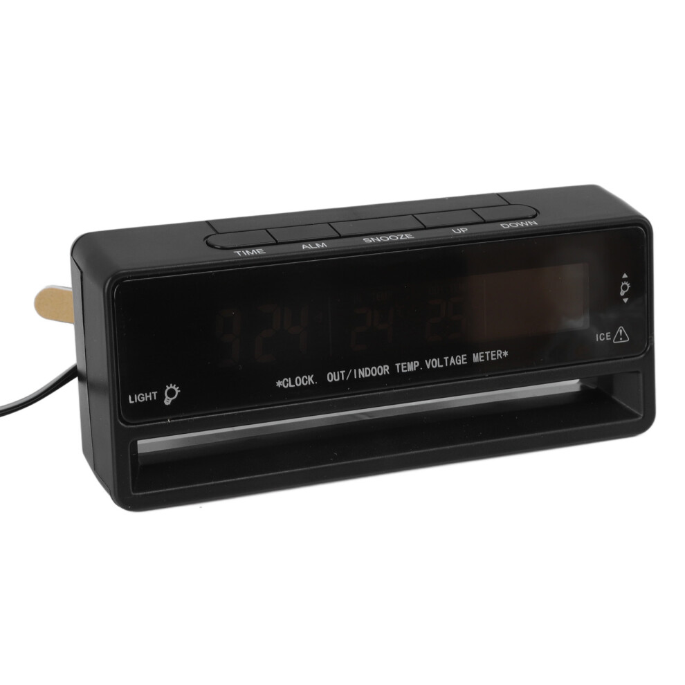 Car Digital Thermometer & Voltage Meter 13X4.8x2.5cm Dual Color Display 9301380746115