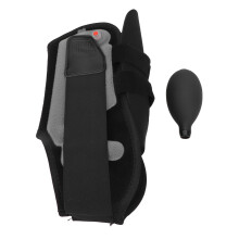 Verstelbare enkelbrace voor warmtebehoud, blessurepreventie, sportondersteuning, ademende materialen, uitgebreide bescherming voor zwakke gewrichten.