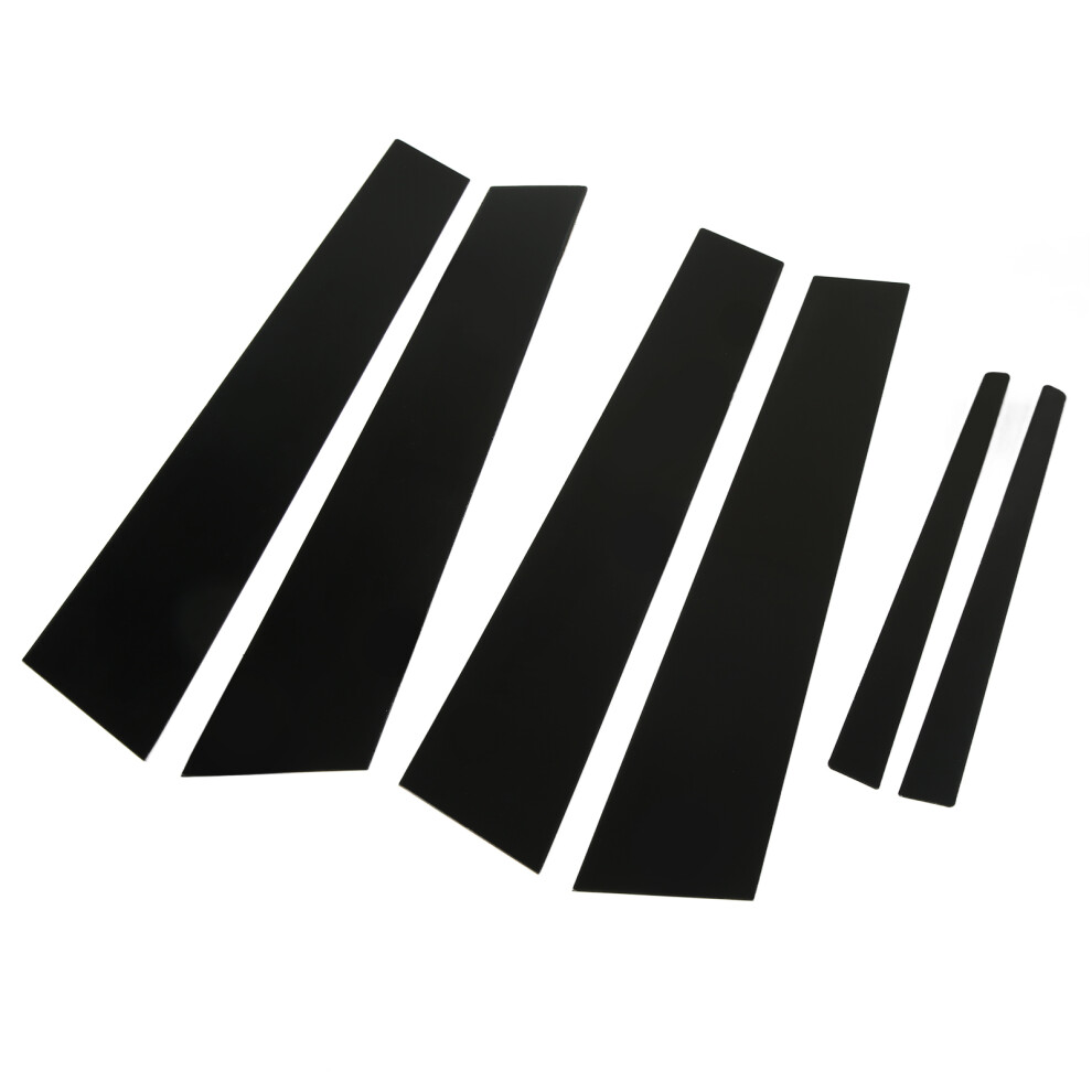 Pillar Post Trim Cover For Ats Sedan Glossy 6Pcs Door Molding Black 5041372787576