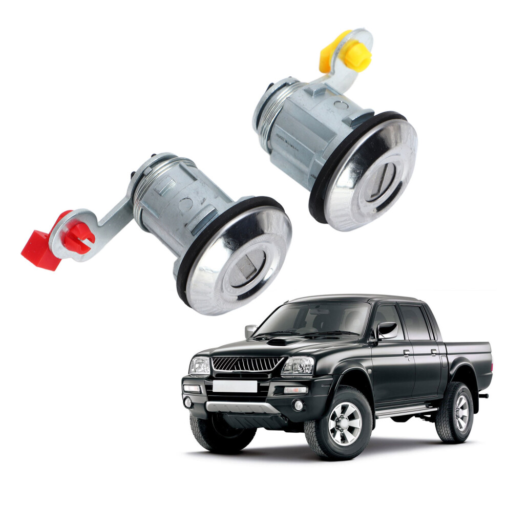 Left Right Car Door Lock Cylinder With 2 Keys For Mitsubishi L200 2001Â2005 4191372787418