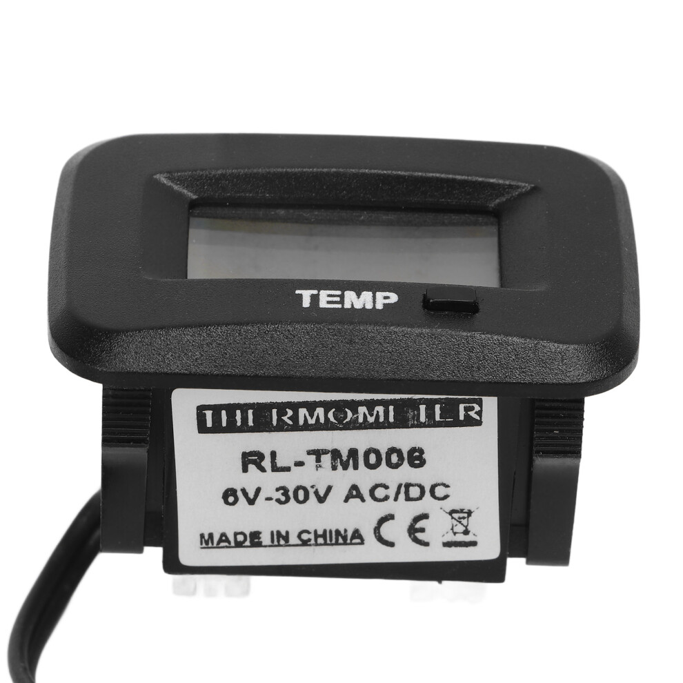 Digital Waterproof Engine Temperature Gauge 6Â30V For Marine & Motorcycle 7681372788982