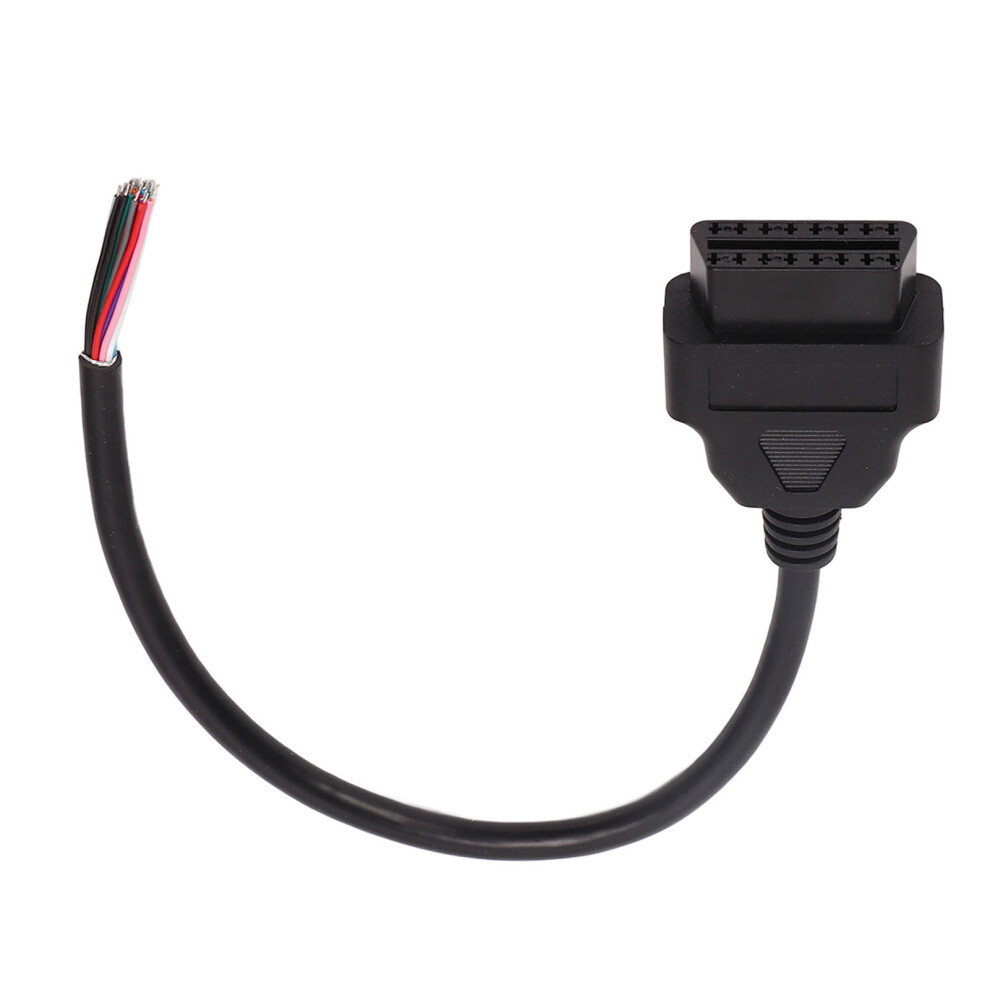 3Pcs 30Cm Obd2 Cable Adapter 16Pin Male To Bare Wire Diagnostic Extension 4331372789078