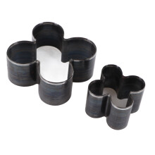 Premium Flower Leather Cutting Dies 2 Sizes for DIY Jewelry Craft
