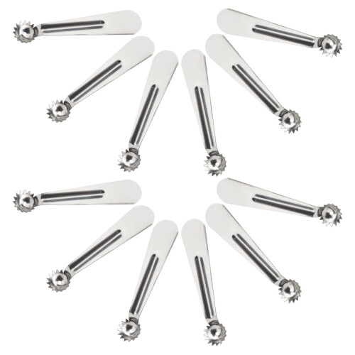 36Pcs Stainless Steel Fruit and Vegetable Corer Pepper Tool 1
