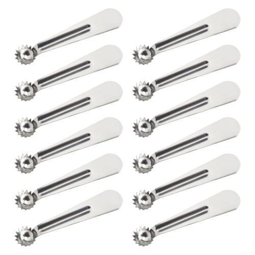 36Pcs Stainless Steel Fruit and Vegetable Corer Pepper Tool 2