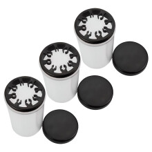6Stk Transparente Reinigungsbecher Für Mit Praktischem Halter