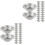 800Pcs Silver Foil Cupcake Liners Egg Tart Baking Cups for Home Bakery 5