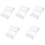 5Sets Kompakter Friseurscherenhalter Transparent Stabil & Vielseitig 3