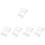 5Sets Kompakter Friseurscherenhalter Transparent Stabil & Vielseitig 5