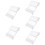 5Sets Kompakter Friseurscherenhalter Transparent Stabil & Vielseitig 10