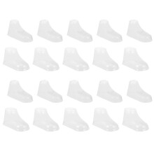 80Stk Transparente PVC Schuhständer Für Babyfüße, Leichter Schuhhalter