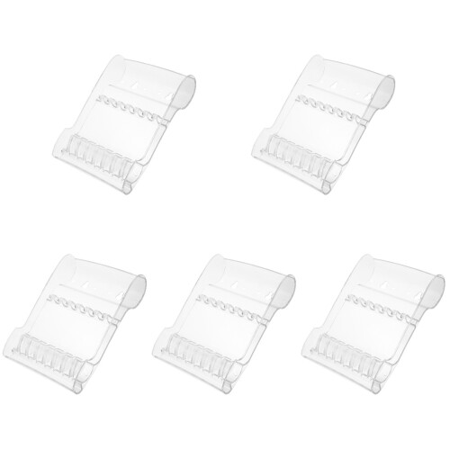 5Sets Kompakter Friseurscherenhalter Transparent Stabil & Vielseitig 1