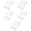 5Sets Kompakter Friseurscherenhalter Transparent Stabil & Vielseitig 7