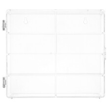 4Stk Modell Auto Vitrine 1:64 Kunststoff Aufbewahrung Box