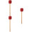 3Stk Percussion Drumsticks Rot, Holzgriff, Robust Und Komfortabel 9