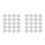60Pcs Transparent Window Treat Boxes White Paper Macaron Packaging 5