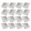 60Pcs Transparent Window Treat Boxes White Paper Macaron Packaging 2