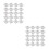 60Pcs Transparent Window Treat Boxes White Paper Macaron Packaging 8