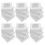 60Pcs Transparent Window Treat Boxes White Paper Macaron Packaging 3