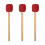 3Stk Percussion Drumsticks Rot, Holzgriff, Robust Und Komfortabel 6