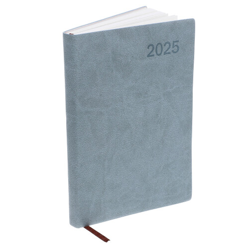 3Stk Lehrer Planer 2025 PU Leder Sky-Blue Wochen Monatsplan 1