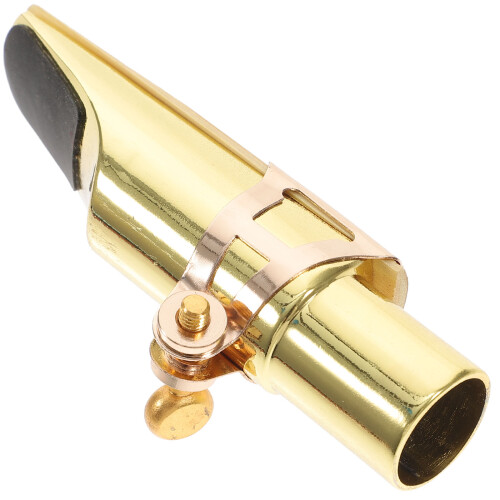 4Sets Altsaxophone Zubehör Kit Gold Metall Mit Schutzkappe 1
