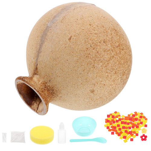 3Sets DIY Vase Holz Blumenarrangement Für Desktop 2