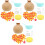 3Sets DIY Vase Holz Blumenarrangement Für Desktop 5