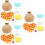 3Sets DIY Vase Holz Blumenarrangement Für Desktop 9