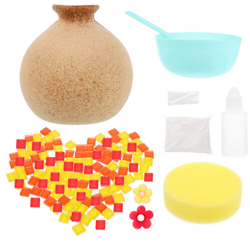 3Sets DIY Vase Holz Blumenarrangement Für Desktop 1
