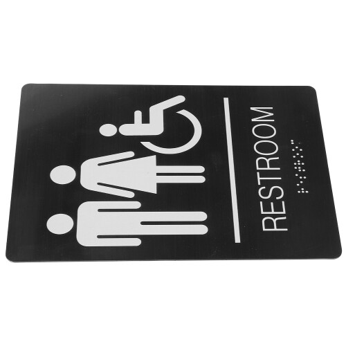 5Stk Rollstuhl Wc Schild Unisex Toilettenschild 1