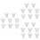 24Pcs Comfortable White Silicone Flange Inserts for Breast Pumps 8