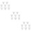 24Pcs Comfortable White Silicone Flange Inserts for Breast Pumps 11