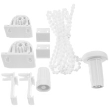 2Sets ABS Curtain Fittings Roller Shade Bead Chains No Drilling Needed