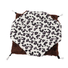 Pet Double Layer Hammock Hamster Ferret 20x20cm Gray Spots