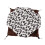 Pet Double Layer Hammock Hamster Ferret 20x20cm Gray Spots 1