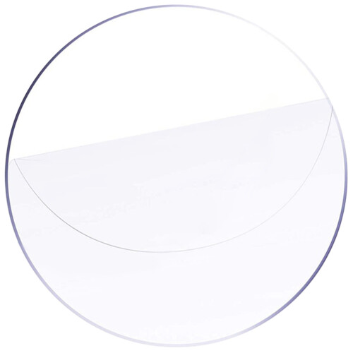 2Stk Runde Acrylplatten Transparent Für Hobby