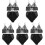 5Sets Elegantes Damen -Lingerie Set Polyester 4