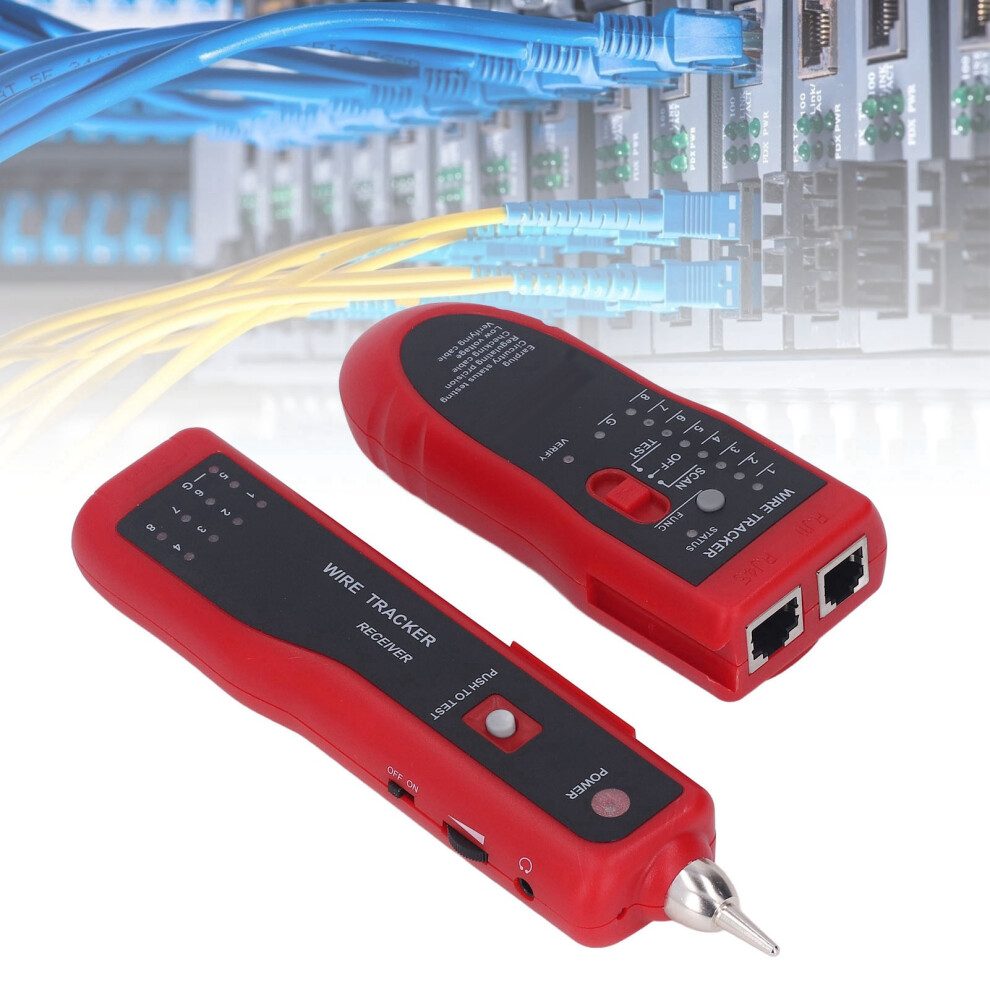 Wire Tracer Receiver Kit For Network & Telephone Line Testing, Adjustable Sensitivity 9391372792510