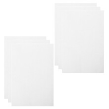 12Stk Weiß Selbstklebende Schmuckbox Flockstoff Einlage Soft A4 Folien