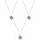 3Stk Diffuser Halskette Silber Kupfer Aromatherapie Schmuck 3