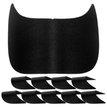 60Pièces Doublures Plastiques Noires Pour Bord De Casquette Baseball