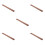 5Pièces Rampe Bois 0,4'' Marron Pour Fauteuil Roulant Maison 4