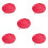 5Pièces Bouillotte Flanelle Rose Réutilisable Isolation Chaude 7