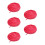 5Pièces Bouillotte Flanelle Rose Réutilisable Isolation Chaude 6