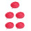 5Pièces Bouillotte Flanelle Rose Réutilisable Isolation Chaude 8