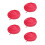 5Pièces Bouillotte Flanelle Rose Réutilisable Isolation Chaude 9