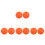 8Pièces Base Orange En Silicone Pour Diapason 7